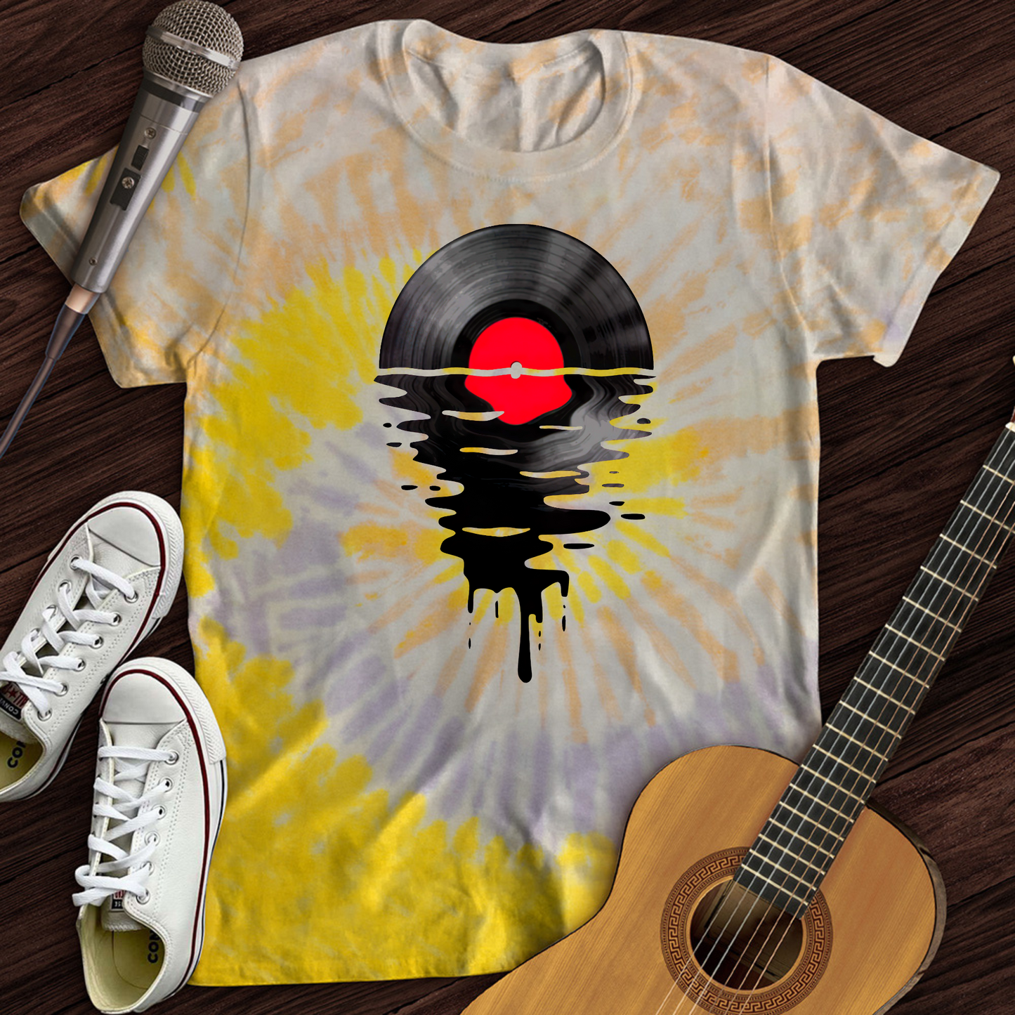 Melting Vinyl Tie Dye T-Shirt