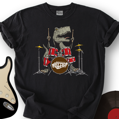T-Rex Playing Drums T-Shirt