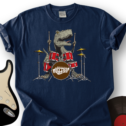T-Rex Playing Drums T-Shirt