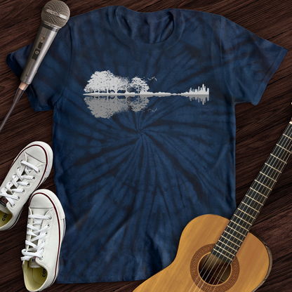 Forest Guitar Tie Dye T-Shirt
