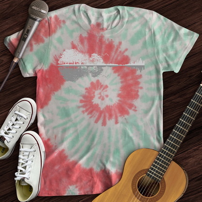 Forest Guitar Tie Dye T-Shirt