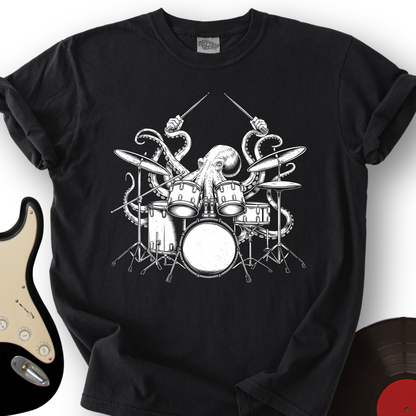 Octopus Playing a Drum T-Shirt