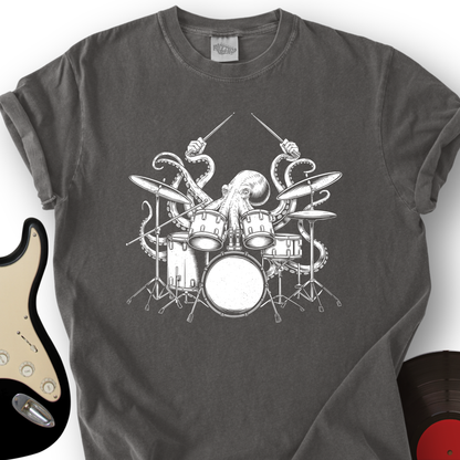 Octopus Playing a Drum T-Shirt