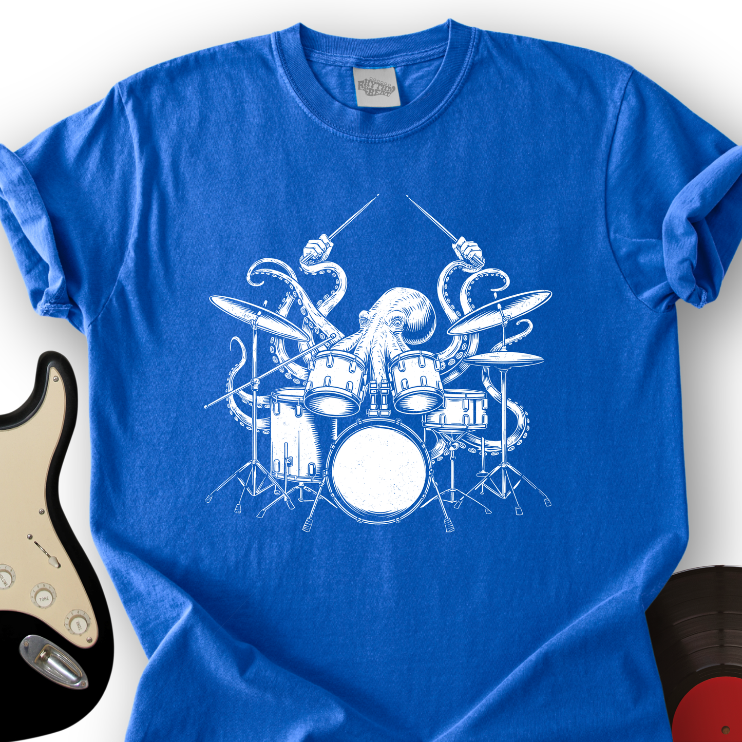 Octopus Playing a Drum T-Shirt