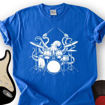 Octopus Playing a Drum T-Shirt
