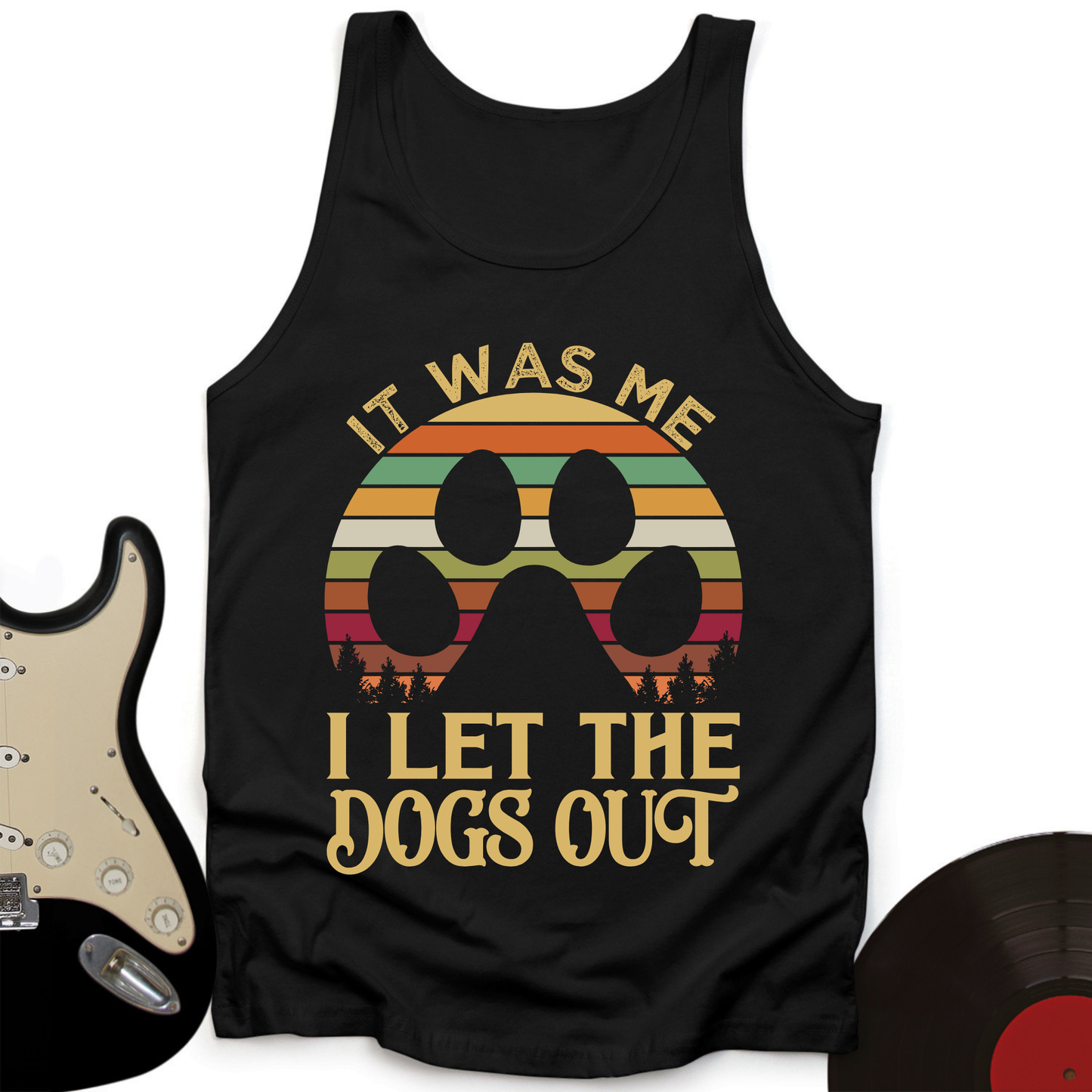 I Let The Dogs Out Tank Top