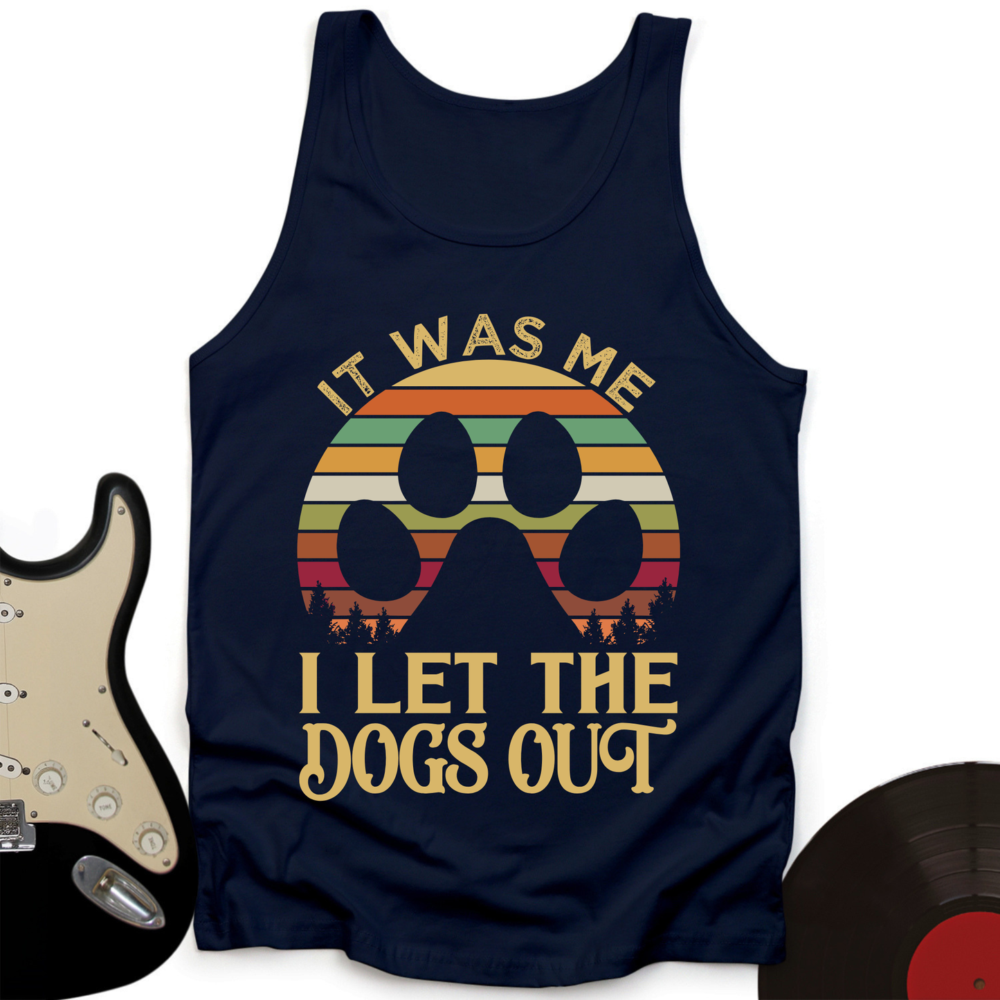 I Let The Dogs Out Tank Top