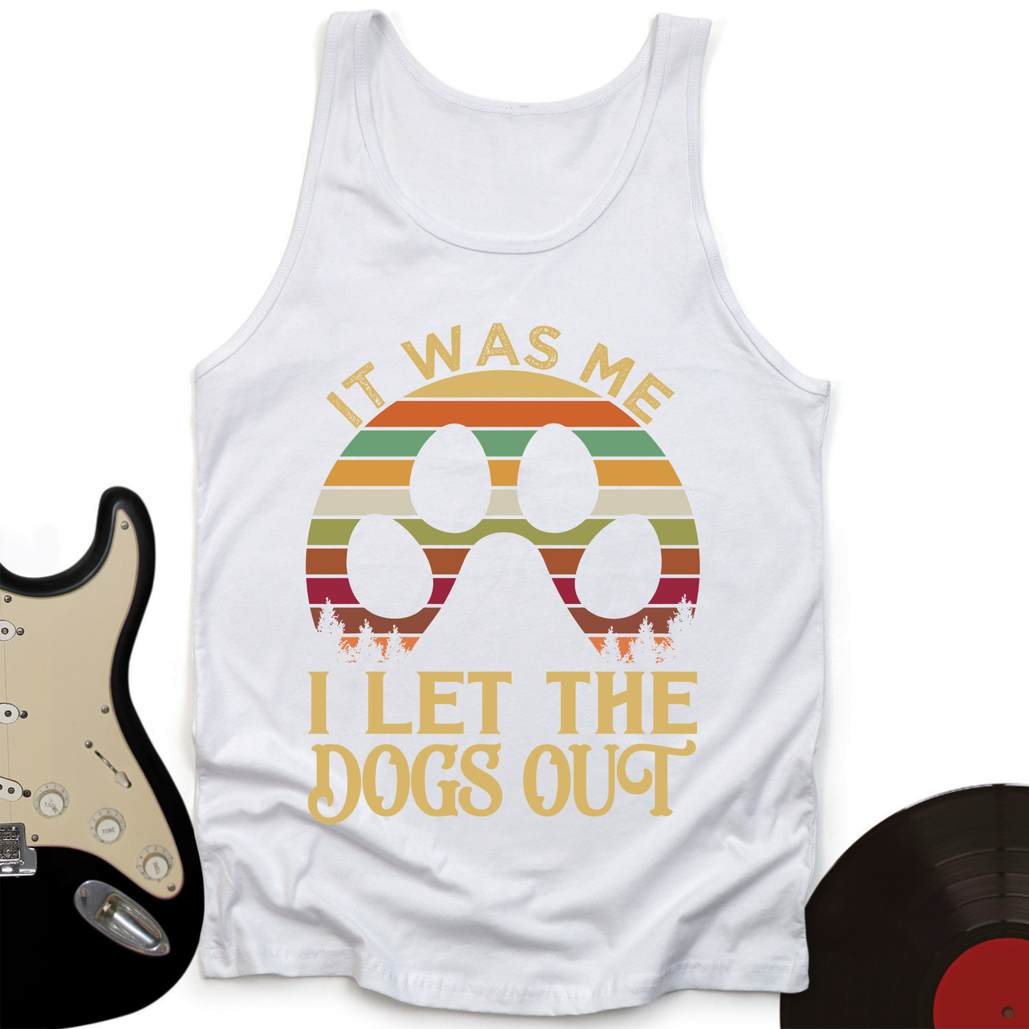 I Let The Dogs Out Tank Top
