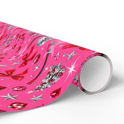 Pinkmas Disco Wrapping Paper