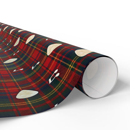 Rock and Roll Tartan Wrapping Paper