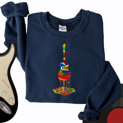 Melting Guitar Crewneck