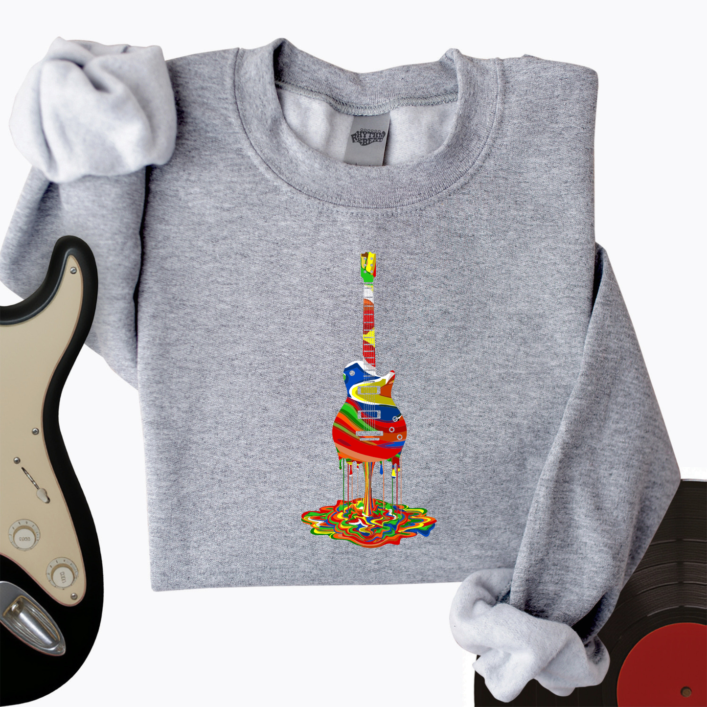 Melting Guitar Crewneck