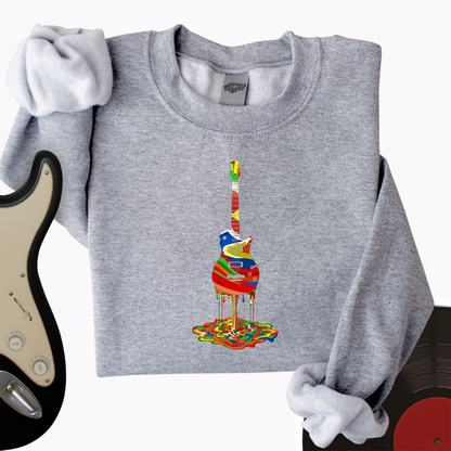 Melting Guitar Crewneck