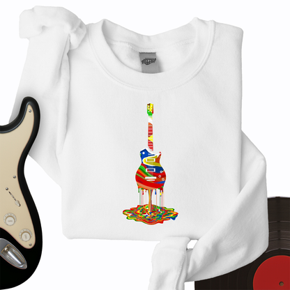 Melting Guitar Crewneck