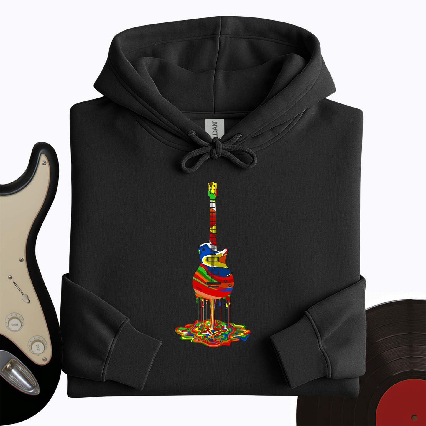 Melting Guitar Hoodie