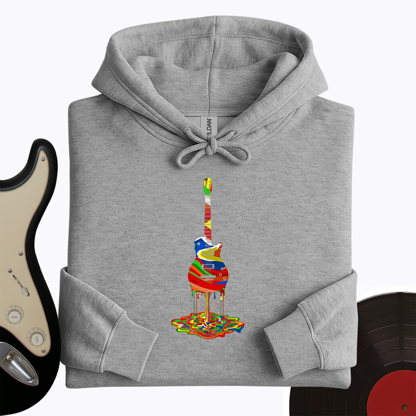 Melting Guitar Hoodie