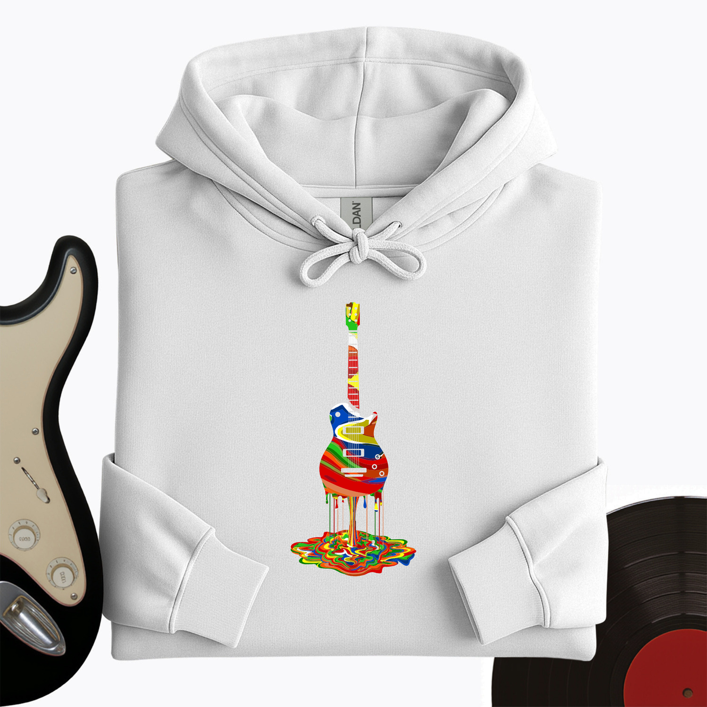 Melting Guitar Hoodie