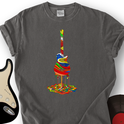 Melting Guitar T-Shirt