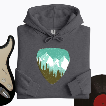 Mountain Guitar Pick Hoodie