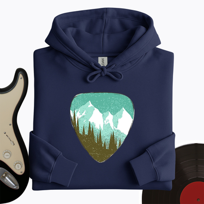 Mountain Guitar Pick Hoodie