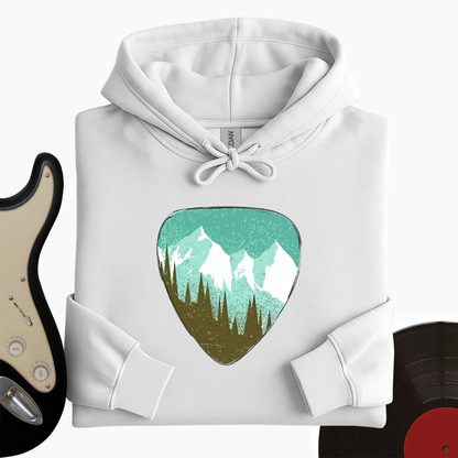 Mountain Guitar Pick Hoodie