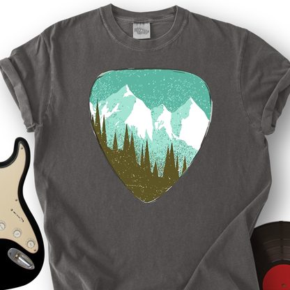 Mountain Guitar Pick T-Shirt