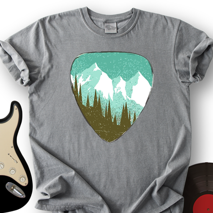Mountain Guitar Pick T-Shirt