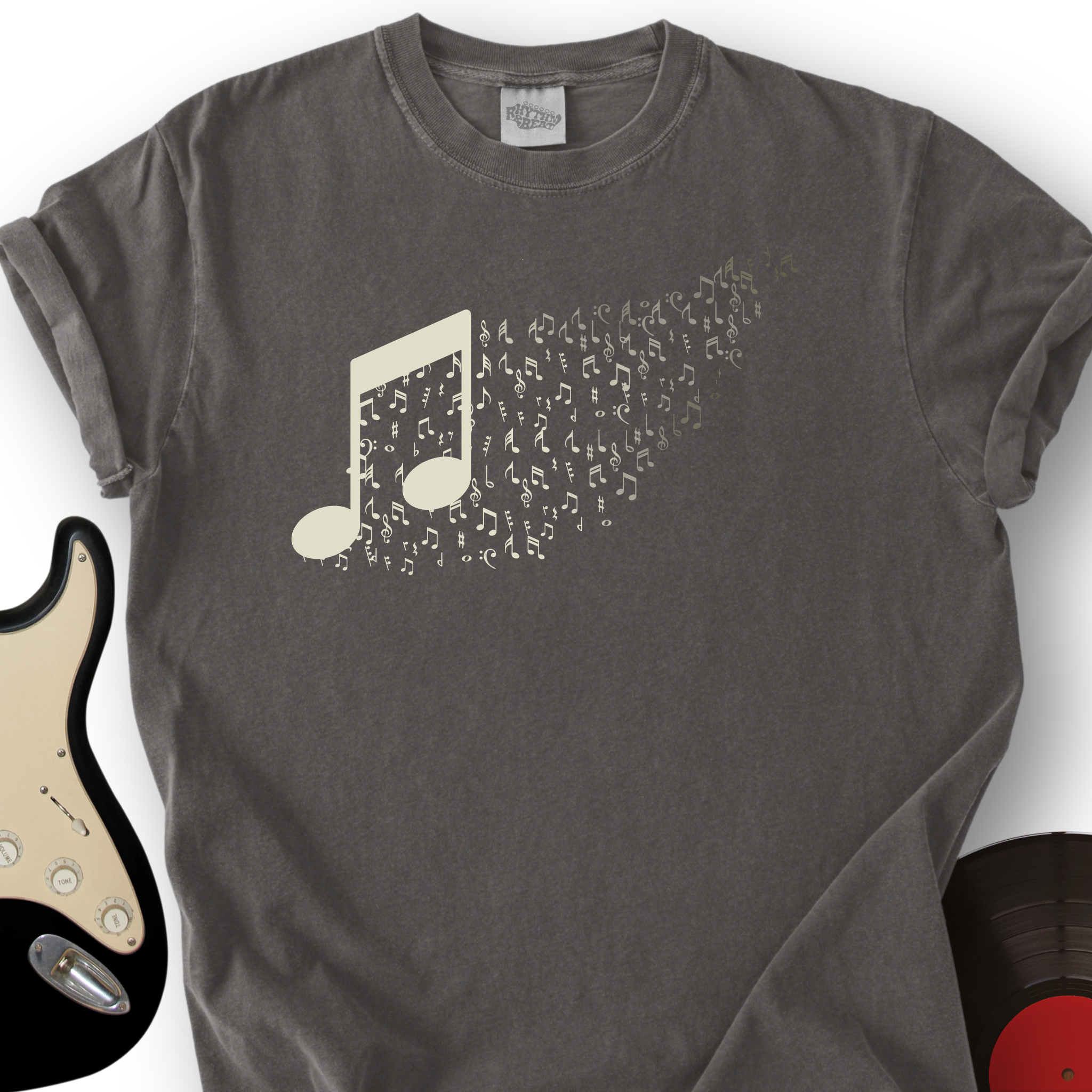 Music Note Floating Away T-Shirt