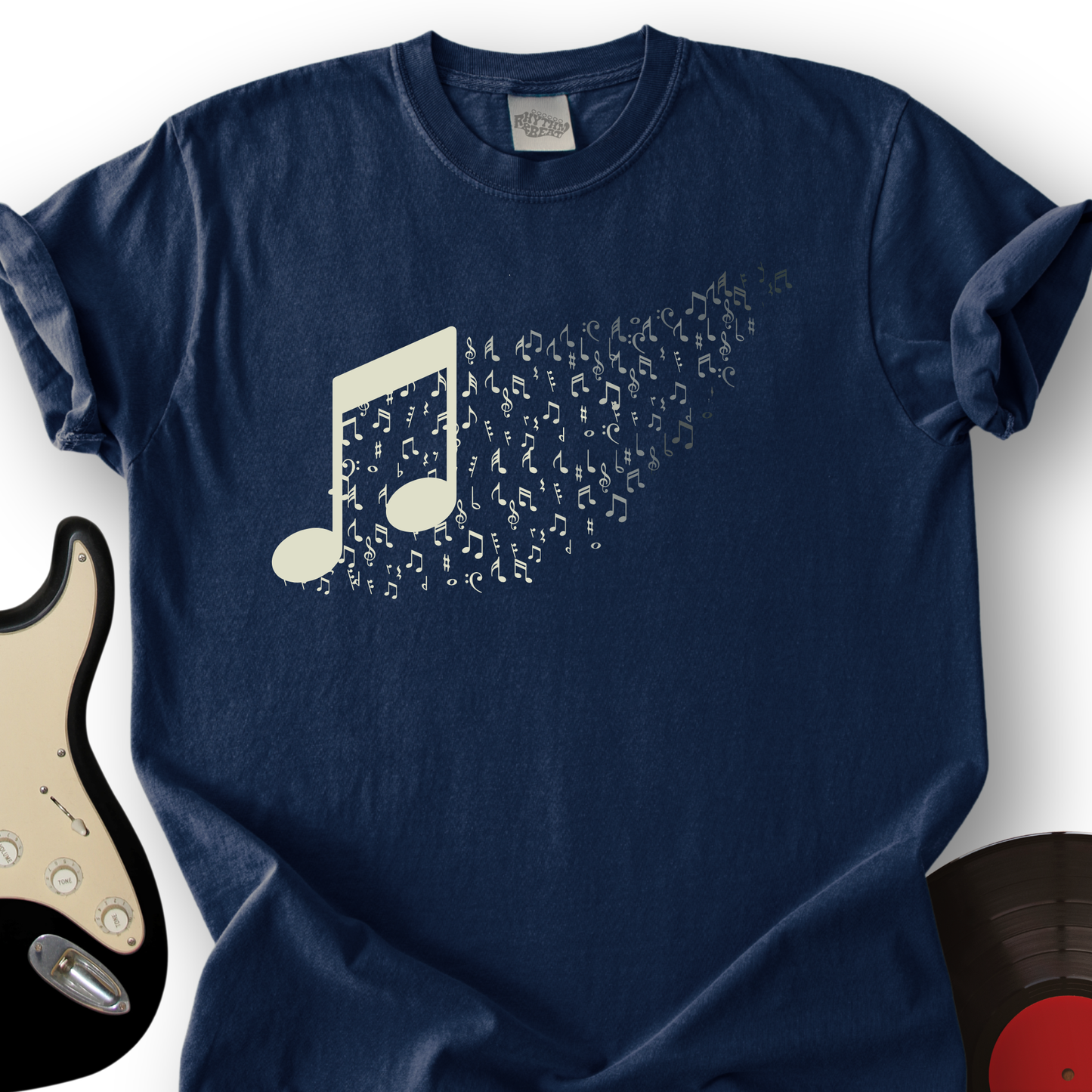 Music Note Floating Away T-Shirt