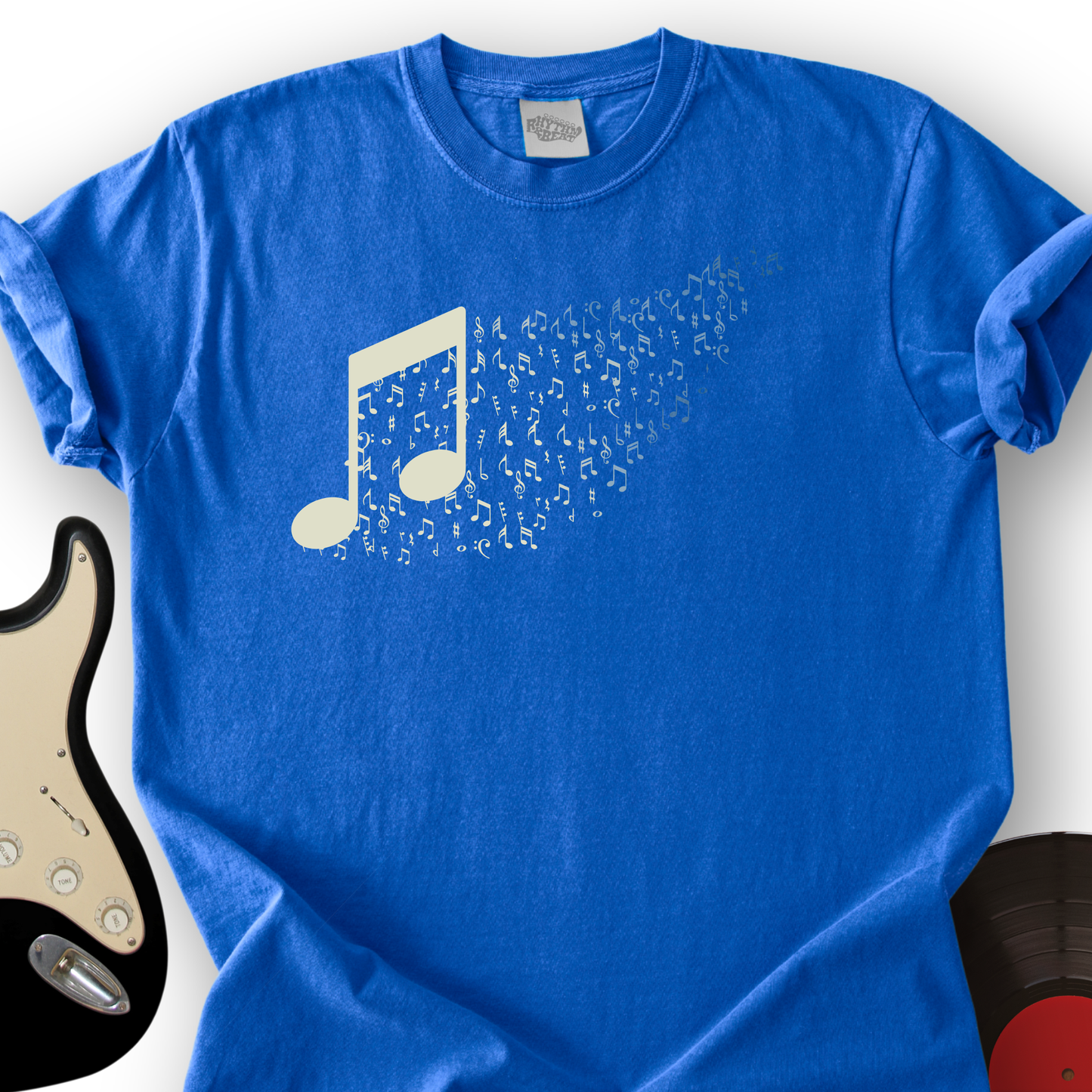 Music Note Floating Away T-Shirt