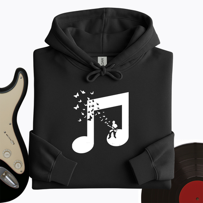 Musical Butterfly Guitar Hoodie