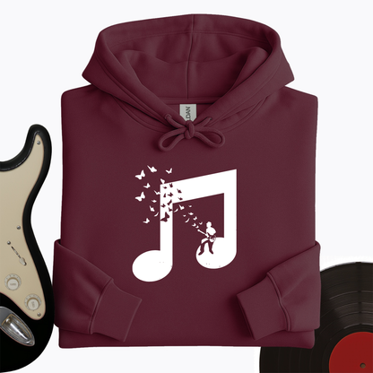 Musical Butterfly Guitar Hoodie