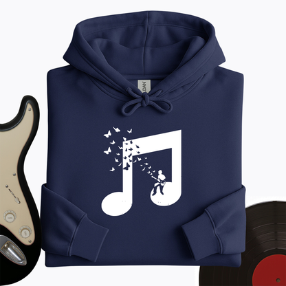 Musical Butterfly Guitar Hoodie