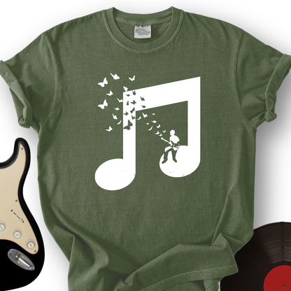 Musical Butterfly Guitar T-Shirt