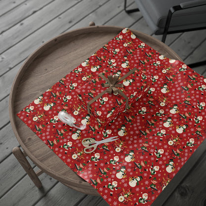 Santa's Band Christmas Wrapping Paper