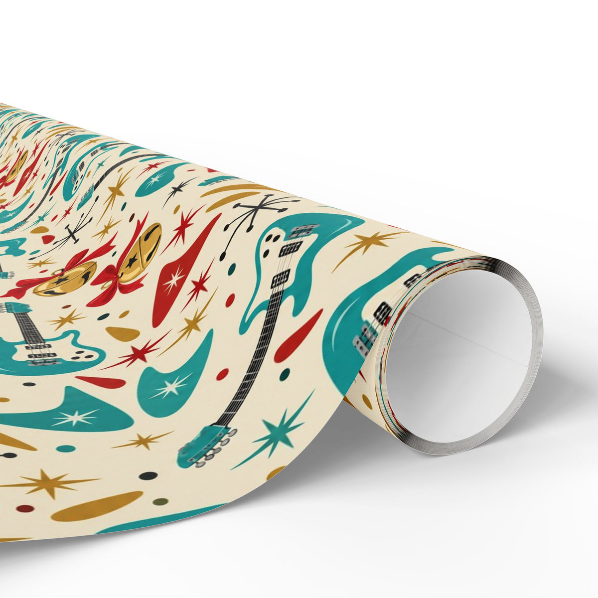 Jingle Bell Rock Retro Wrapping Paper
