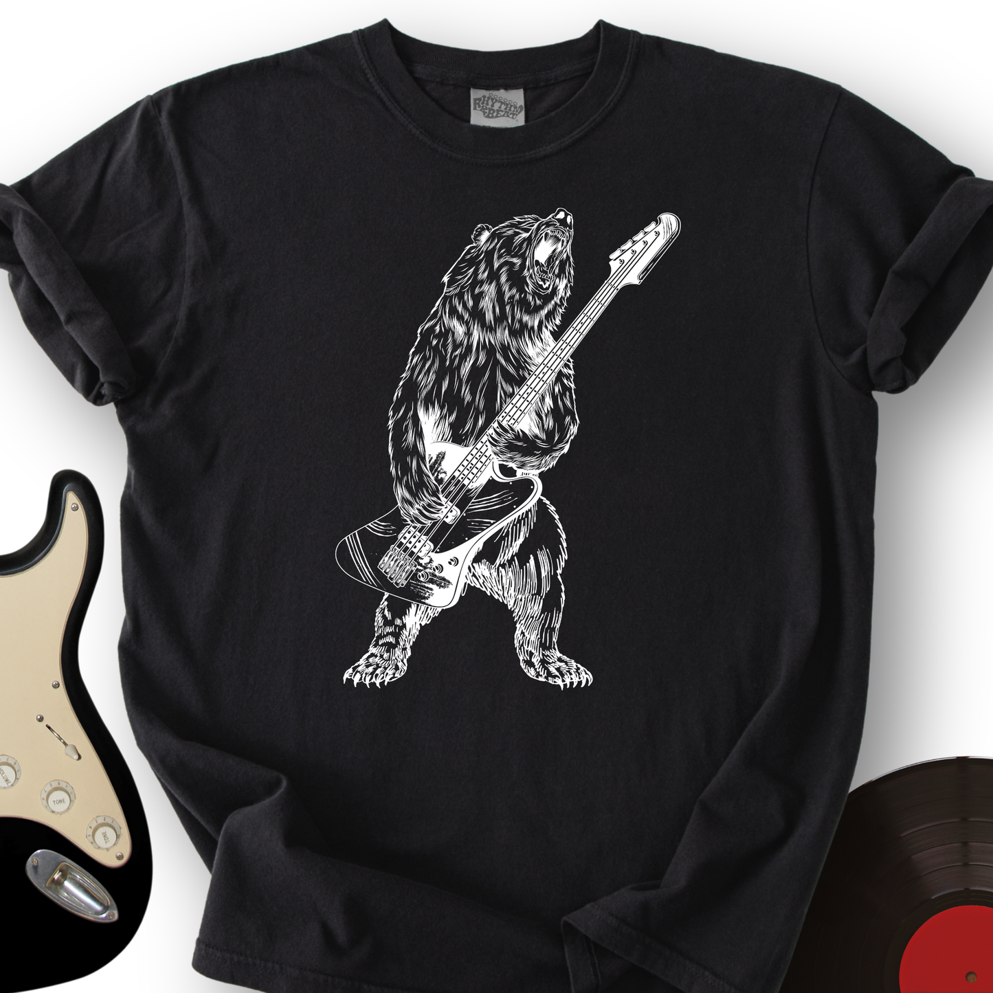 Rock and Roll Grizzly T-Shirt