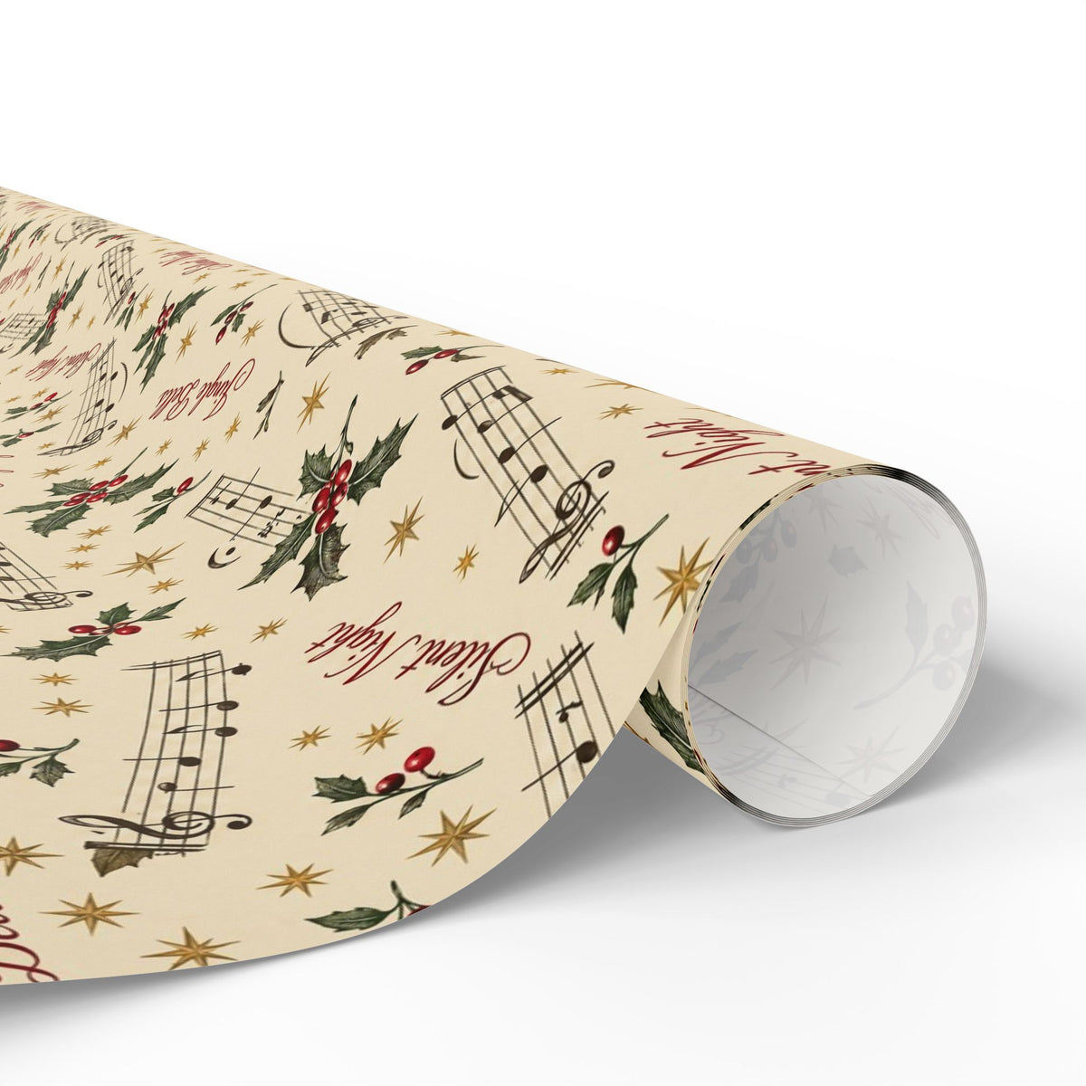 Christmas Carol Sheet Music Wrapping Paper