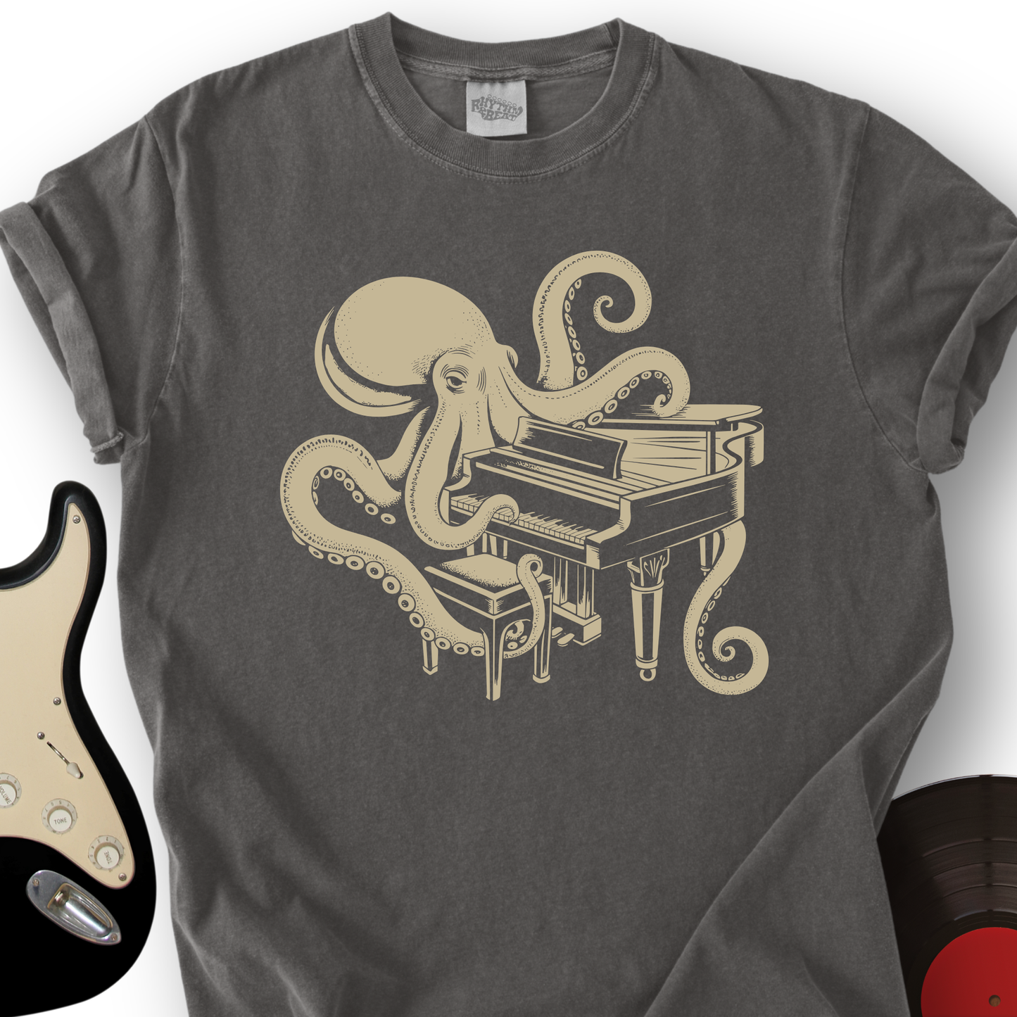 Octopus Pianist T-Shirt
