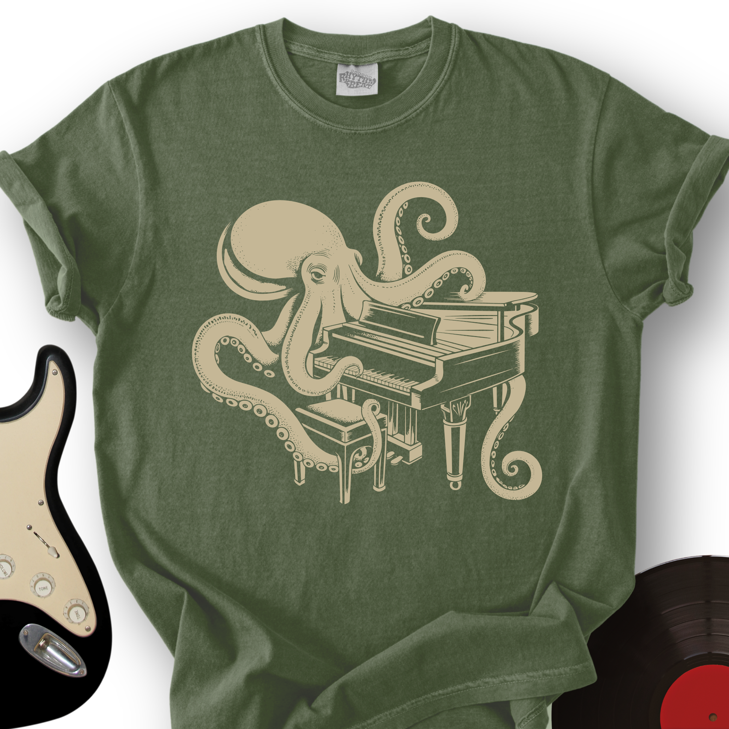 Octopus Pianist T-Shirt