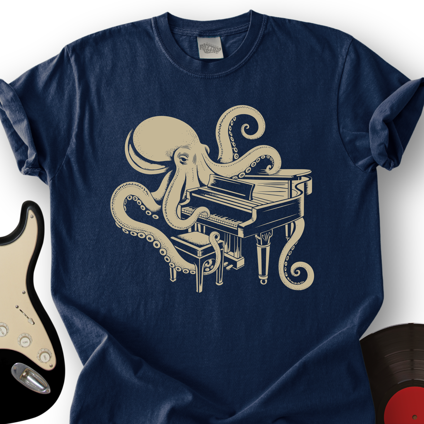 Octopus Pianist T-Shirt