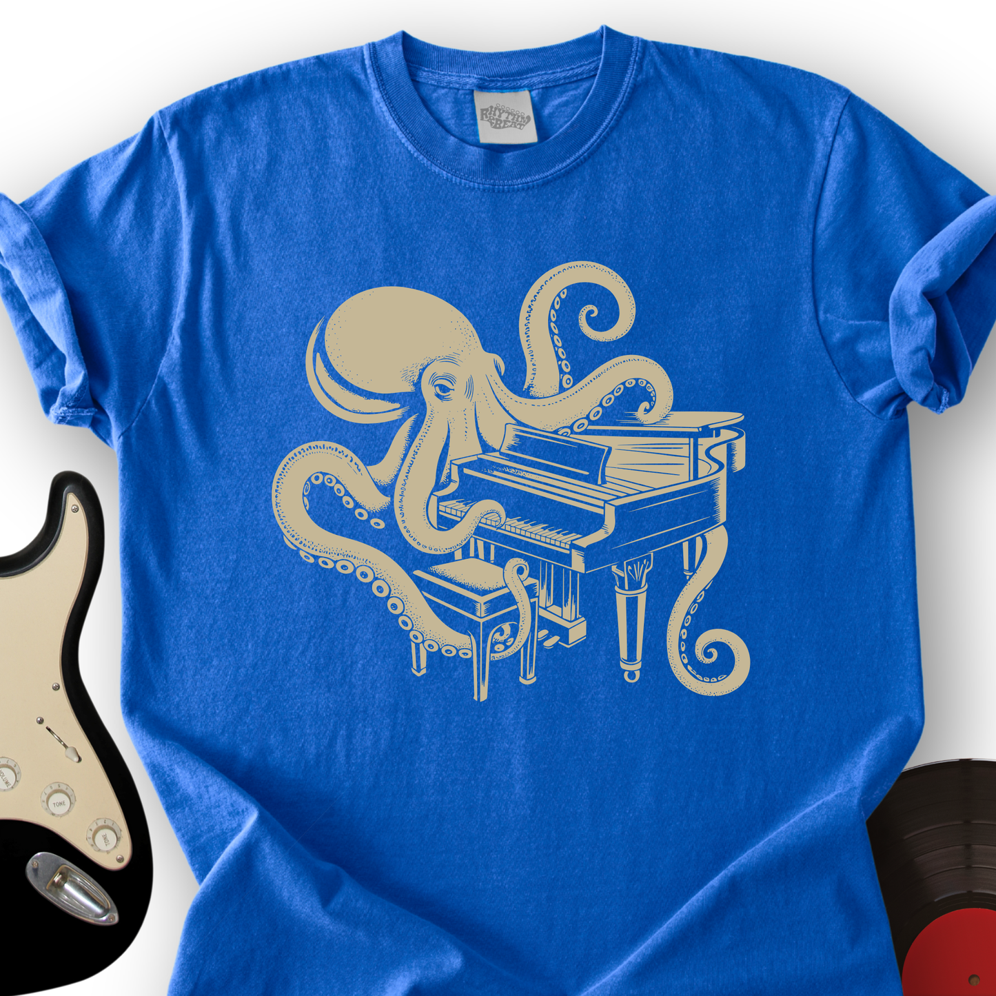 Octopus Pianist T-Shirt