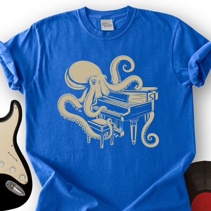 Octopus Pianist T-Shirt