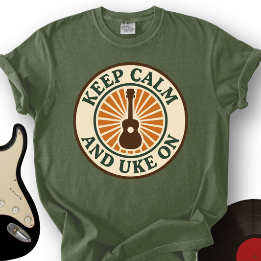 Keep Calm & Uke On T-Shirt