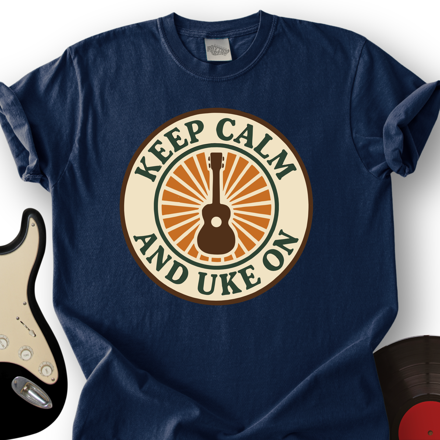 Keep Calm & Uke On T-Shirt