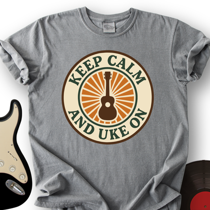 Keep Calm & Uke On T-Shirt
