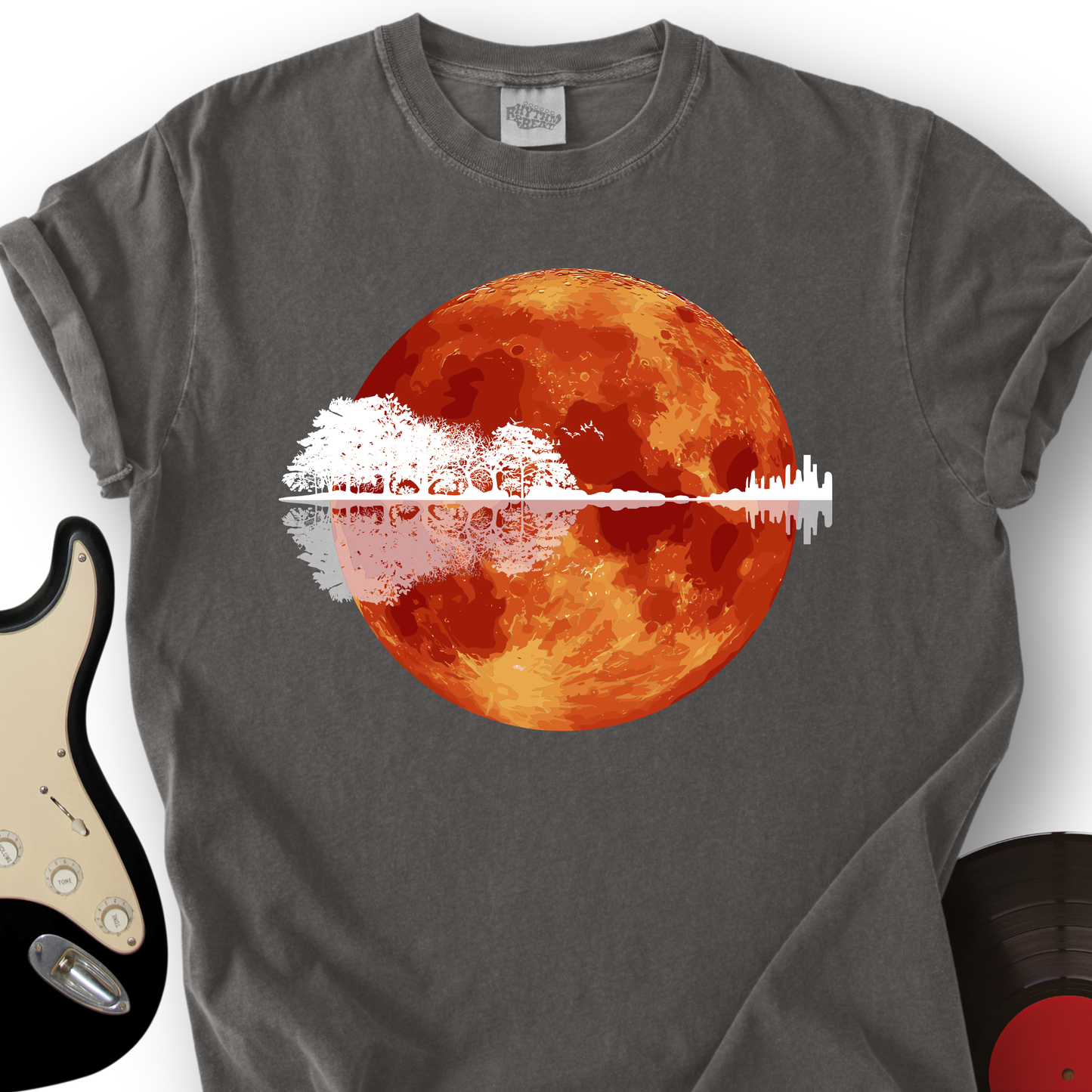 Moon Guitar T-Shirt