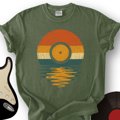 Retro Vinyl Sunset T-Shirt
