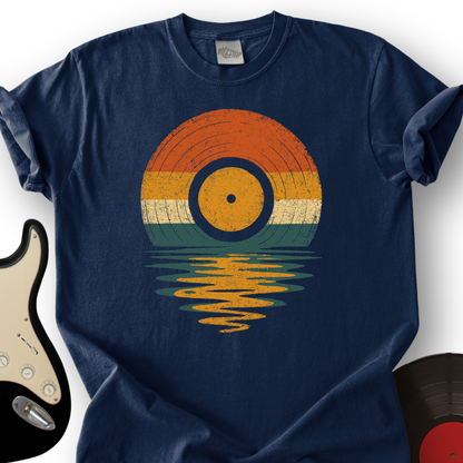 Retro Vinyl Sunset T-Shirt