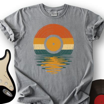 Retro Vinyl Sunset T-Shirt